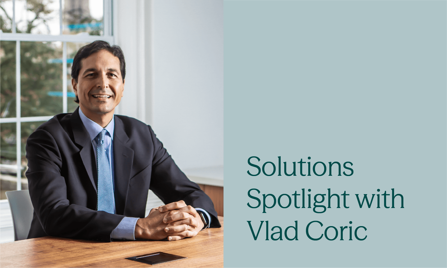 Solutions Spotlight: with Vlad Coric, CEO of Biohaven